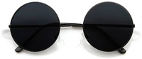 UV Protection Round Sunglasses (54)  (For Men & Women, Black) AZ