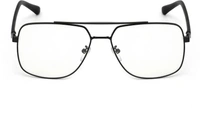 Polarized, UV Protection Retro Square Sunglasses (61)  (For Men & Women, Clear) FK