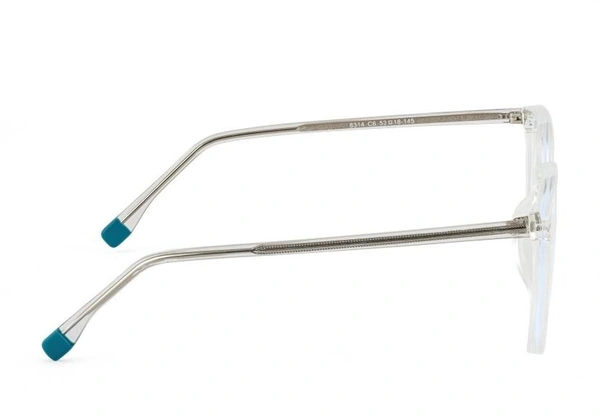 Full Rim Square Blue Cut Frame For Men & Women  (55 mm) FK