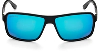 UV Protection, Polarized, Mirrored Rectangular Sunglasses (64)  (For Men, Blue) FK