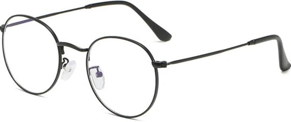 Full Rim Round Anti Glare Frame For Men & Women  (50 mm) fk