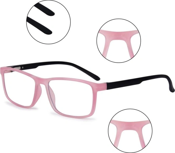Full Rim Rectangle Computer Glass For Men & Women  (53 mm) fk