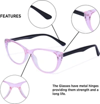 Full Rim Rectangle, Cat-eyed Computer Glass For Kids  (30 mm) fk