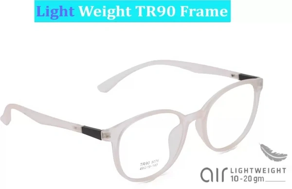 Full Rim Rectangle Anti Glare & Blue Cut Frame For Men & Women  (52 mm) fk