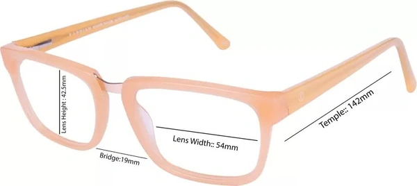 Full Rim Rectangle Anti Glare & Blue Cut Computer Glass For Men & Women  (51 mm) FK