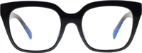 Full Rim Square Blue Cut Computer Glass For Men & Women  (57 mm) FK