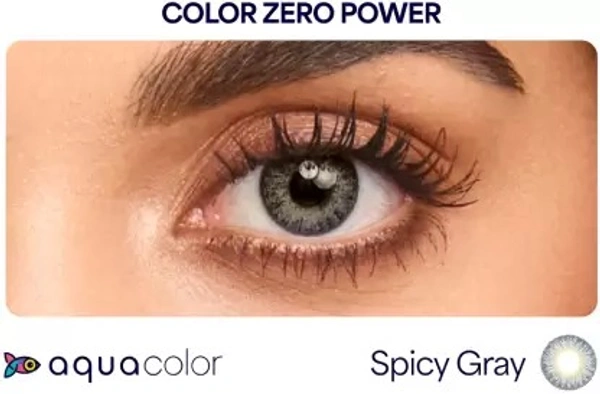 aquacolor Daily Disposable  (0, Colored Contact Lenses, Pack of 2) fk