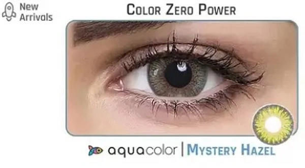 Aqualens Monthly Disposable  (0, Colored Contact Lenses, Pack of 1) fk