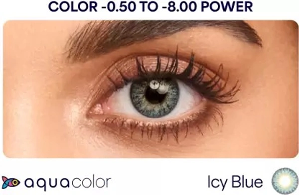aquacolor Daily Disposable  (0, Colored Contact Lenses, Pack of 1) fk