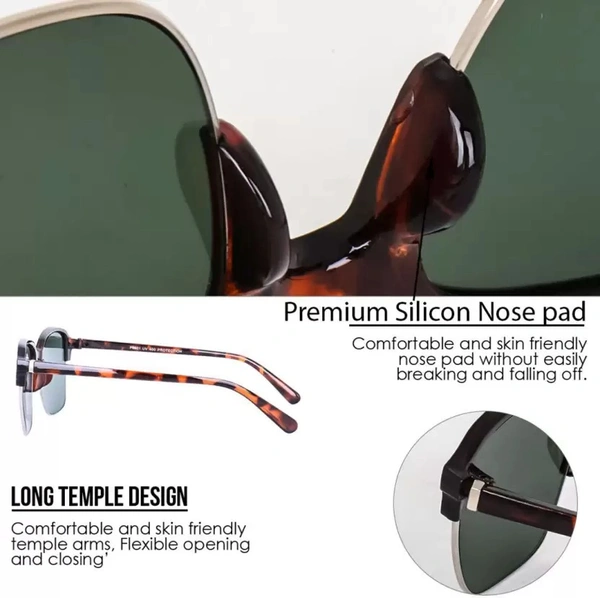 UV Protection Retro Square Sunglasses (47)  (For Men & Women, Pink) FK