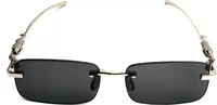 UV Protection Retro Square Sunglasses (50)  (For Men & Women, Black) FK
