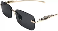 UV Protection Retro Square Sunglasses (50)  (For Men & Women, Black) FK
