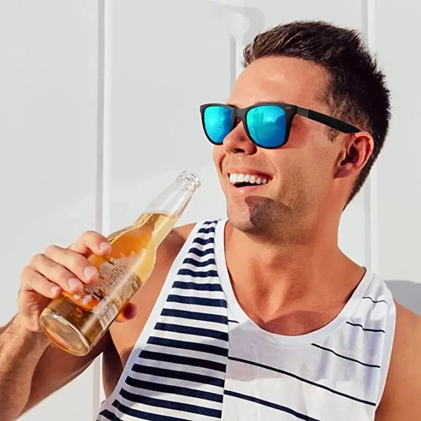UV Protection Retro Square Sunglasses (45)  (For Men & Women, Black) FK