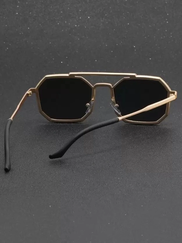 UV Protection Retro Square Sunglasses (Free Size)  (For Men & Women, Black) FK