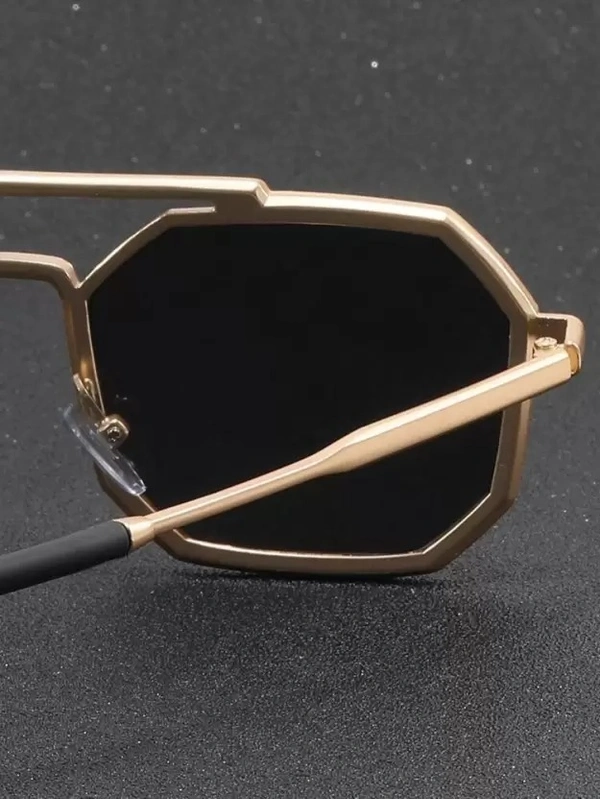UV Protection Retro Square Sunglasses (Free Size)  (For Men & Women, Black) FK