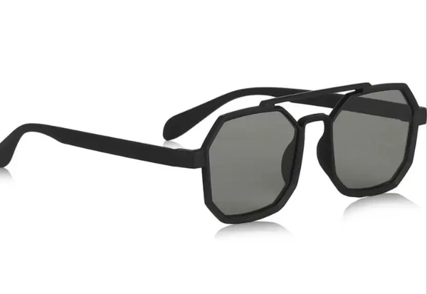 UV Protection Wrap-around, Wayfarer Sunglasses (Free Size)  (For Men & Women, Black) FK 
