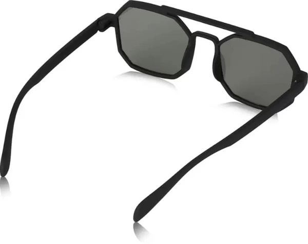 UV Protection Wrap-around, Wayfarer Sunglasses (Free Size)  (For Men & Women, Black) FK 