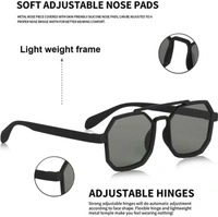 UV Protection Wrap-around, Wayfarer Sunglasses (Free Size)  (For Men & Women, Black) FK 