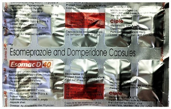 CIPLA LTD. Esomac D 40Mgcap (10 Cap)