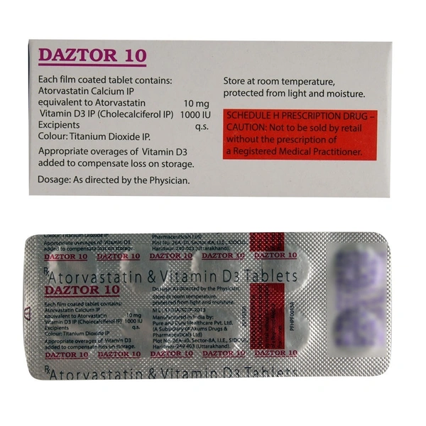 SUN PHARMA Daztor 10Mgtab (10 Tab)
