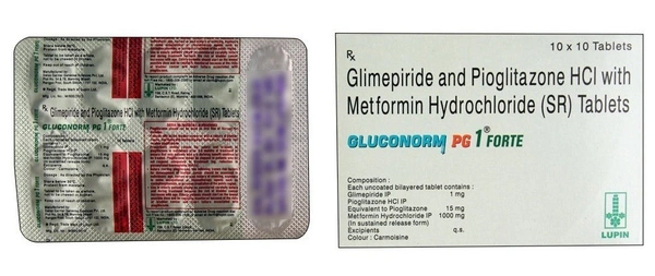 LUPIN Gluconorm Pg1 Forte Tab (10 Tab)