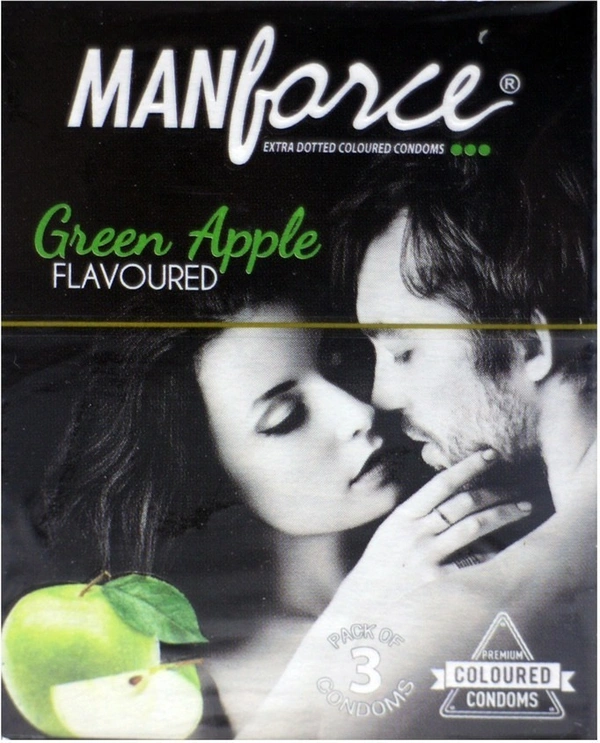 MANKIND PHARMA Manforce Green Apple (3 S)