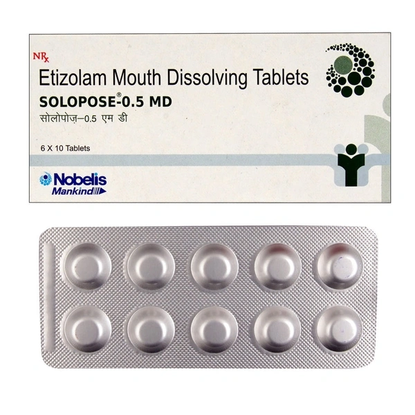 MANKIND PHARMA Solopose Md 0.5Mgtab (10 Tab)