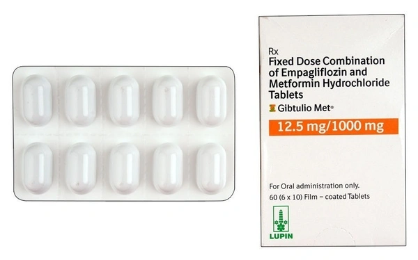 LUPIN Gibtulio Met 12.5/1000Mgtab (10 Tab)
