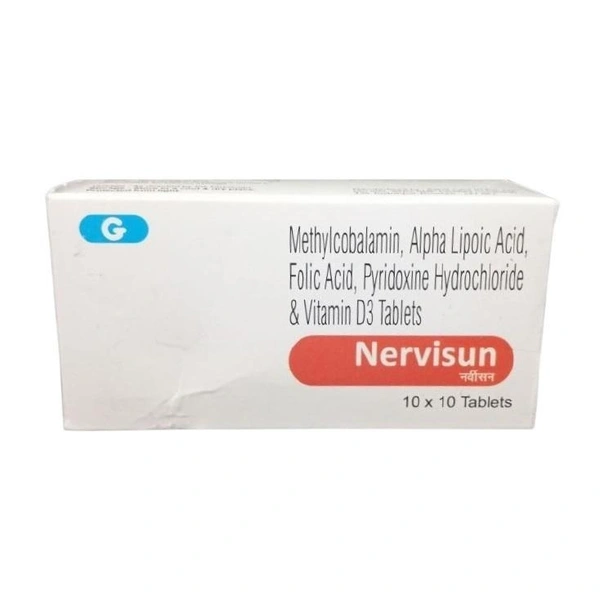 GERRYSUN PHARMACETUTICAL Nervisun Tab (10 Tab)