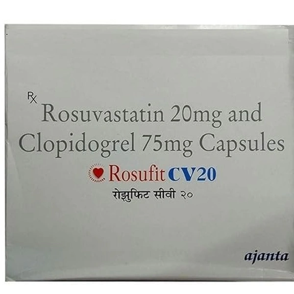 Ajanta Pharma Limited Rosufit Cv 20Mg Cap (15 Cap)