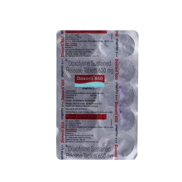 MACLEODS PHARMACEUTICALS Doxoril 650Mgtab (10 Tab)