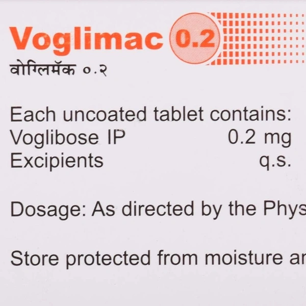 MACLEODS PHARMACEUTICALS Voglimac 0.2Mgtab (15 Tab)