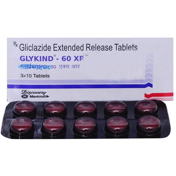 MANKIND PHARMA Glykind Xr 60Mgtab (10 Tab)