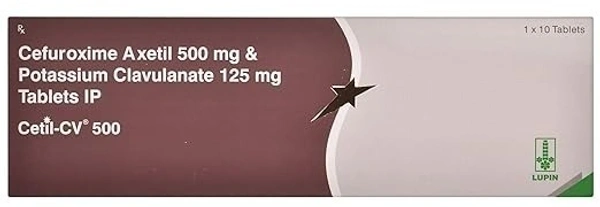 LUPIN Cetil Cv 500Mgtab (10 Tab)