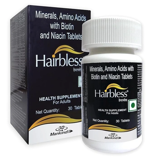 MANKIND PHARMA Hairbless Tab (30 Tab)