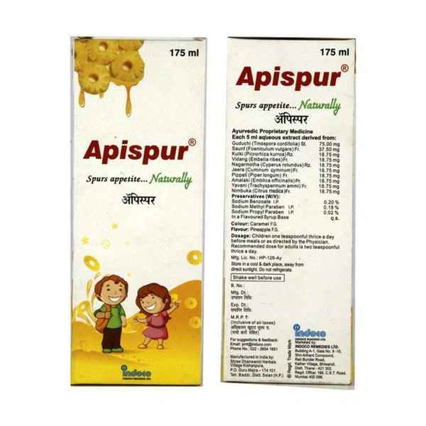 INDOCO  REMEDIES Apispur Syp