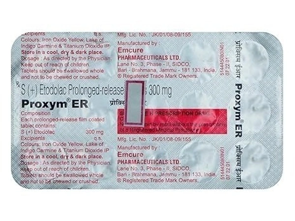 EMCURE PHARMACEUTICALS Proxym Er 300Mgtab (10 Tab)