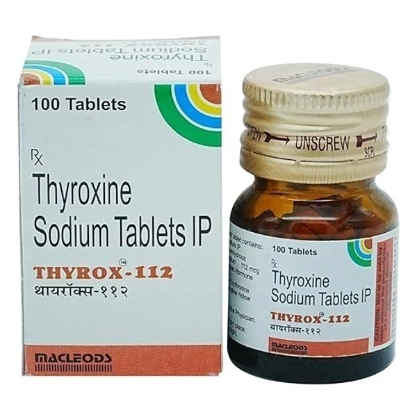 MACLEODS PHARMACEUTICALS Thyrox 112Mgtab (100 Pcs)