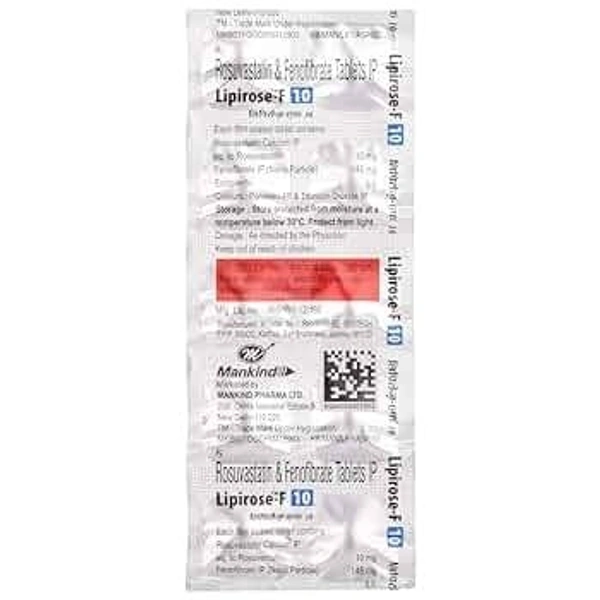 MANKIND PHARMA Lipirose F 10Mgtab (10 Tab)