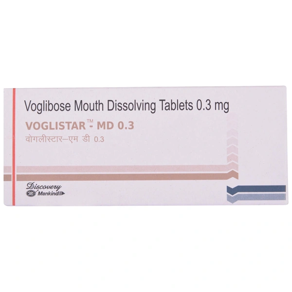 MANKIND PHARMA Voglistar Md 0.3Mgtab (10 Tab)