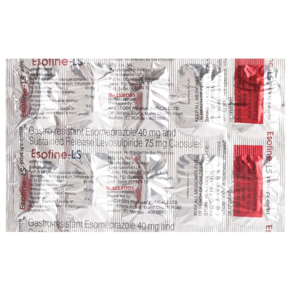MACLEODS PHARMACEUTICALS Esofine Ls Cap (10 Cap)