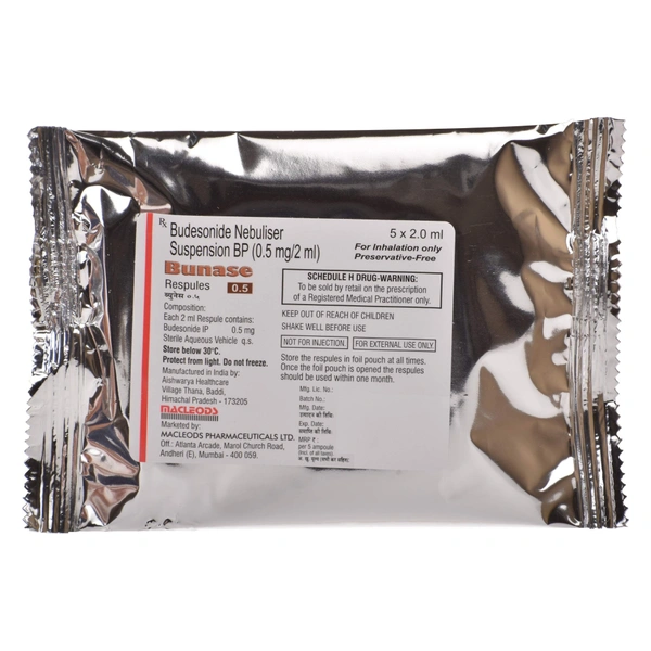 MACLEODS PHARMACEUTICALS Bunase 0.5Mg Respulse (2.5 Ml)