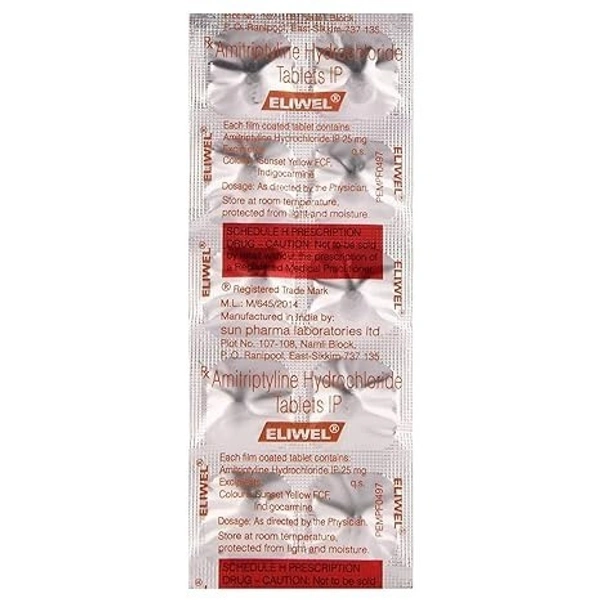 SUN PHARMA Eliwel 25Mgtab (10 Tab)