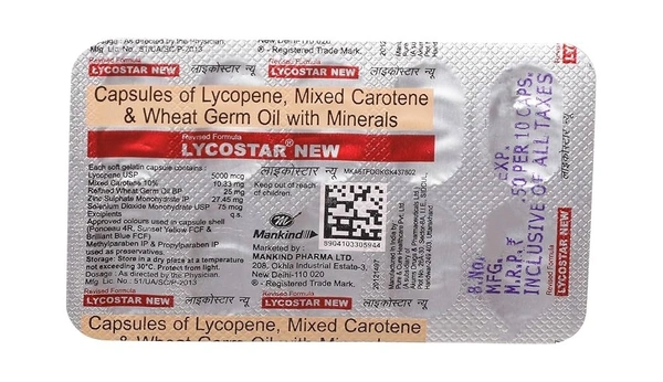 MANKIND PHARMA Lycostar New Cap (10 Cap)