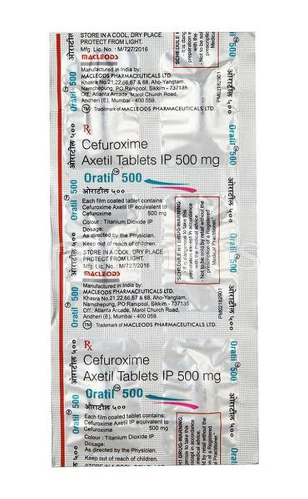 MACLEODS PHARMACEUTICALS Oratil 500Mgtab (10 Tab)