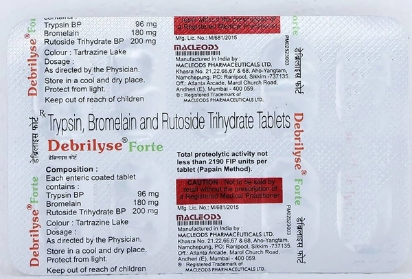 MACLEODS PHARMACEUTICALS Debrilyse Forte Tab (10 Tab)