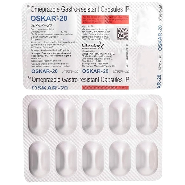 MANKIND PHARMA Oskar 20Mg Cap (10 Cap)