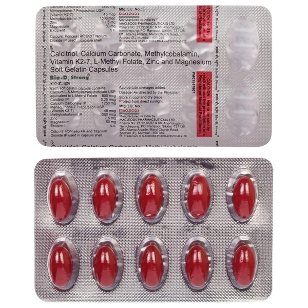 MACLEODS PHARMACEUTICALS Bio D3 Strong Cap (10 Cap)