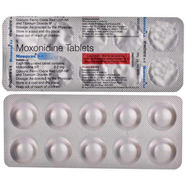 MACLEODS PHARMACEUTICALS Moxovas 0.2Mgtab (10 Tab)
