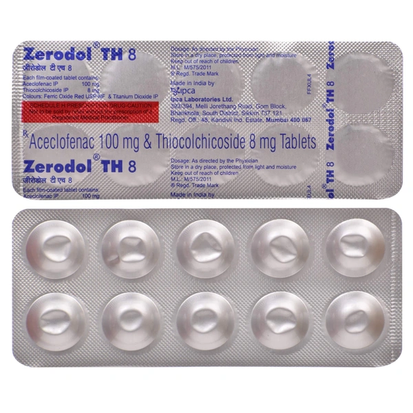 IPCA LABORATORIES Zerodol Th8Mgtab (10 Tab)